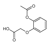 2-(2-acetyloxyphenoxy)acetic acid Structure