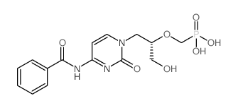 (S)-(((1-(4-BENZAMIDO-2-OXOPYRIMIDIN-1(2H)-YL)-3-HYDROXYPROPAN-2-YL)OXY)METHYL)PHOSPHONIC ACID picture