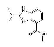 2-(difluoromethyl)-N-methyl-1H-benzimidazole-4-carboxamide Structure