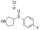 (S)-3-(4-氟-苯亚磺酰基)吡咯烷盐酸盐结构式