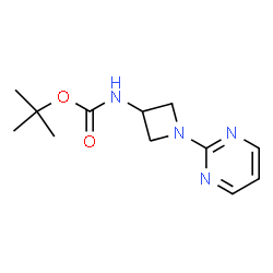 tert-Butyl N-[1-(pyrimidin-2-yl)azetidin-3-yl]carbamate picture