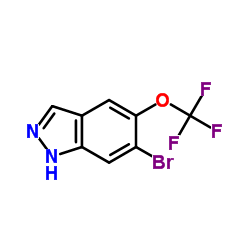 6-bromo-5-(trifluoromethoxy)-1H-indazole structure