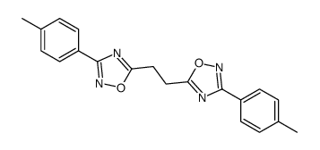 3-(4-methylphenyl)-5-[2-[3-(4-methylphenyl)-1,2,4-oxadiazol-5-yl]ethyl]-1,2,4-oxadiazole结构式