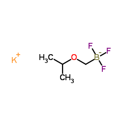 POtassium trifluoro[(propan-2-yloxy)methyl]boranuide Structure