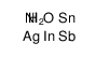 antimony,bismuth,copper,indium,nickel,oxotin,silver,tellurium Structure