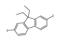 9,9-diethyl-2,7-diiodofluorene Structure