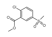 methyl 2-chloro-5-(methylsulfonyl)benzoate结构式