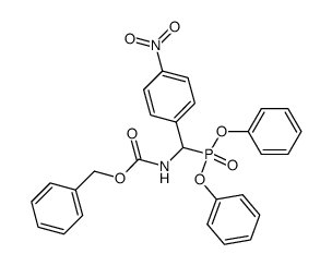 <<<<(4-nitrophenyl)-2-benzyl>oxy>carbonyl>amino>methylphosphonate Structure