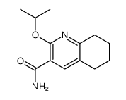 3-Quinolinecarboxamide, 5,6,7,8-tetrahydro-2-(1-methylethoxy)-结构式