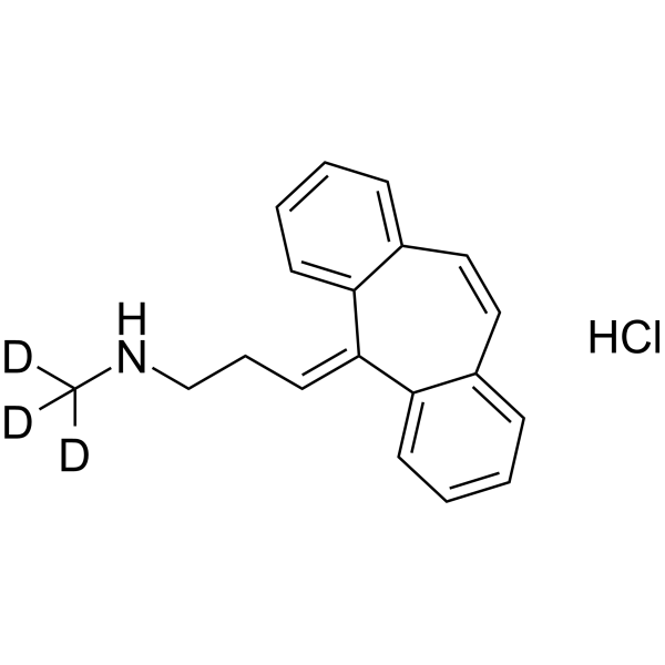 Desmethylcyclobenzaprine-d3 hydrochloride结构式