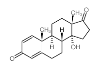 Androsta-1,4-diene-3,17-dione,14-hydroxy-结构式