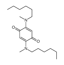 2,5-bis[hexyl(methyl)amino]cyclohexa-2,5-diene-1,4-dione Structure