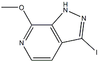 3-Iodo-7-methoxy-1H-pyrazolo[3,4-c]pyridine Structure