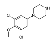 1-(3,5-dichloro-4-methoxyphenyl)piperazine结构式