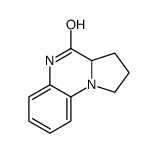 (3aS)-(9CI)-1,2,3,3a-四氢吡咯并[1,2-a]喹噁啉-4(5H)-酮结构式