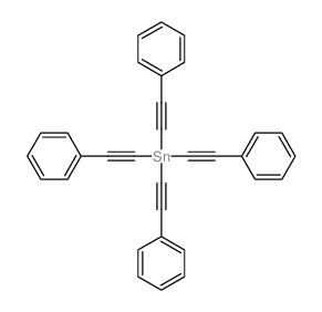 Stannane,tetrakis(2-phenylethynyl)- structure