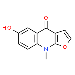 Furo[2,3-b]quinolin-4(9H)-one,6-hydroxy-9-methyl-结构式