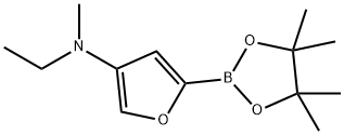 4-(Methylethylamino)furan-2-boronic acid pinacol ester图片