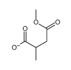 4-methoxy-2-methyl-4-oxobutanoate结构式