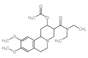 2H-Benzo[a]quinolizine-3-carboxamide,2-(acetyloxy)-N,N-diethyl-1,3,4,6,7,11b-hexahydro-9,10-dimethoxy-,(2R,3R,11bS)-rel- picture