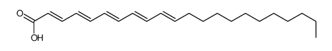 (2E,4E,6E,8E,10E)-docosa-2,4,6,8,10-pentaenoic acid结构式