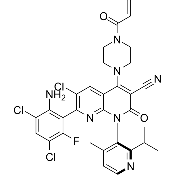 KRAS mutant protein inhibitor 1结构式