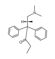 (R)-1-dimethylamino-2-methyl-3.3-diphenyl-hexanone-(4) picture