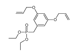 1-(diethoxyphosphorylmethyl)-3,5-bis(prop-2-enoxy)benzene结构式