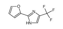 1H-IMIDAZOLE, 2-(2-FURANYL)-5-(TRIFLUOROMETHYL)-结构式