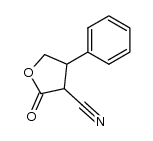 tetrahydro-2-oxo-4-phenyl-3-furancarbonitrile Structure