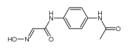 1-acetylamino-4-(2-hydroxyimino-acetylamino)-benzene Structure