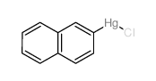 chloro(naphthalen-2-yl)mercury Structure