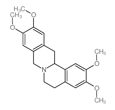 BERBINE, 2,3-10, 11-TETRAMETHOXY-, HYDRATE structure