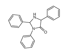 2,3,5-triphenylimidazolidin-4-one Structure