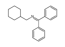 N-(cyclohexylmethyl)-1,1-diphenylmethanimine Structure