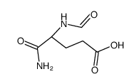 (-!formyl-DL-glutamic acid )-1-amide结构式