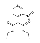 2-(3-硝基吡啶-4-基)丙二酸二乙酯结构式