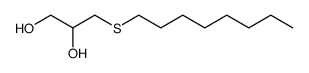 3-(octylthio)propane-1,2-diol结构式