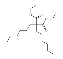 diethyl 2,2-dihexylpropanedioate Structure