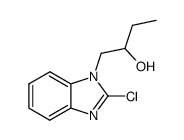 1-(2-chloro-benzoimidazol-1-yl)-butan-2-ol Structure