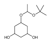 5-[1-[(2-methylpropan-2-yl)oxy]ethoxy]cyclohexane-1,3-diol Structure