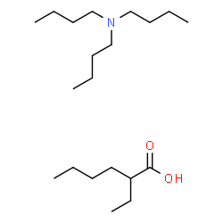 2-ethylhexanoic acid, compound with tributylamine (1:1) Structure