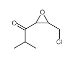 1-[3-(chloromethyl)oxiran-2-yl]-2-methylpropan-1-one Structure