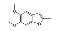 5,6-dimethoxy-2-methyl-1-benzofuran结构式