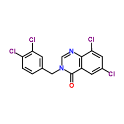 6,8-Dichloro-3-(3,4-dichlorobenzyl)-4(3H)-quinazolinone Structure