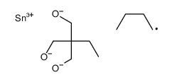 1-butyl-4-ethyl-2,6,7-trioxa-1-stannabicyclo[2.2.2]octane结构式