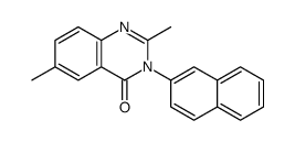 2,6-dimethyl-3-naphthalen-2-ylquinazolin-4-one Structure