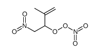 (3-methyl-1-nitrobut-3-en-2-yl)oxy nitrate结构式