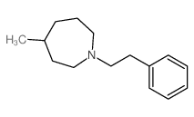 1H-Azepine,hexahydro-4-methyl-1-(2-phenylethyl)- Structure