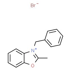 Benzoxazolium,2-methyl-3-(phenylmethyl)-,bromide结构式